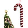 lisutupode Bastoncini di zucchero, decorazioni natalizie, bastoncini di zucchero in schiuma, decorazione per albero di Natale in schiuma intrecciata, decorazione per feste di Natale