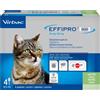 VIRBAC EFFIPRO DUO SPOT ON GATTI (4 Pipette) - Antiparassitario per Gatti