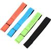 Buqpow 4 pezzi di ricambio cardiofrequenzimetro fascia da braccio regolabile cinturino di ricambio universale sport cinturino da polso S