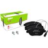 VALEO Imbottiture per freni Expert 301050A, Set di 4 imbottiture, Asse anteriore, Completamente dotato di accessori montati - Certificate ECE-R90