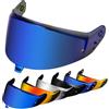 PSLER Visiera Casco per SKWAL i3 RIDILL 2 D-SKWAL 3 Visiera Colorata Accessori per Casco da Moto Ricambio(Blu Profondo)