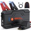 Cioripa Booster Avviamento Auto 6000A - 14.8V Avviatore Batteria Auto 16000mAh per Auto per Motori 9.0L Benzina e 8.5L Diesel, LED Avviatore di Emergenza per Auto con cavo di sicurezza