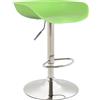CLP Sgabello da bar Anaheim in plastica cromata