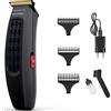 Rowenta Tagliacapelli Rowenta Cut & Style 3 pettini lame in titanio Indicatore LED della batteria TN182LF0 Nero Rosso