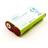 ECO Batteria NiMH - 2000 mAh (2,4 V) - per rasoi, tagliacapelli come 138 10609, 2HHR120