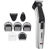 Babyliss Tagliacapelli multifunzione Babyliss MT726E, 8 in 1 Titanium, senza fili, lame da 34 mm, autonomia 60 min.