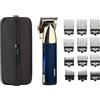 Babyliss Tagliacapelli senza fili Babyliss Super-X Metal E992E, autonomia 3 ore, edizione Gold & Navy, lame in acciaio giapponese