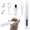 OEM Tagliacoda elettrico con luce LED per cani e gatti - Ricaricabile e adatto a pelo folto, riccio e lungo
