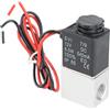 Zunate DC12V 1/4 G Valvola a solenoide elettrica in alluminio pneumatica normalmente chiusa a 12 vie DC 12V 2 vie