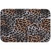 A.Monamour Tappetino per Il Bagno Antiscivolo Assorbente Morbido Stampa Astratta Del Fondo Di Struttura Del Leopardo Marrone E Bianco Lavabile Tappeto Tappetini Doccia Cucina Zerbino 40x60cm
