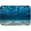 A.Monamour Tappetino per Il Bagno Antiscivolo Assorbente Morbido Nel Profondo Dell'Oceano Mondo Marino Blu Fresco Nautico Estivo Lavabile Tappeto Tappetini Doccia Passatoia da Cucina Zerbino 40x60cm
