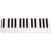 A.Monamour Tappetino per Il Bagno Antiscivolo Assorbente Morbido Tasti Del Pianoforte In Bianco E Nero Amanti Della Musica Arte Lavabile Tappeto Tappetini Doccia Passatoia da Cucina Zerbino 40x60cm