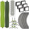 KEYKAO Confezione da 24 pezzi di ricambio compatibili con iRobot Roomba Combo j7+, Combo j9+, Combo 10 Max Robot aspirapolvere, 2 spazzole a rullo, 6 sacchetti per la polvere, 4 panni per mocio, 6 filtri