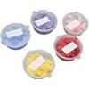 Acouto 5 Pezzi Fiori Pressati Secchi Ortensia 5 Colori Rossi Gialli Rosa Viola Blu per Creazione Gioielli Resina Unghie Bigiotteria Decorazione Fai da Te