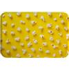 A.Monamour Tappetino per Il Bagno Antiscivolo Assorbente Morbido Modello Popcorn Su Sfondo Giallo Arte Astratta Lavabile Tappeto Tappetini Doccia Passatoia da Cucina Zerbino Tappeti Cameretta 40x60cm