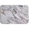 A.Monamour Tappetino per Il Bagno Antiscivolo Assorbente Morbido Sfondo Trama Marmo Bianco Arte Astratta Lavabile Tappeto Tappetini Doccia Passatoia da Cucina Zerbino Tappeti Cameretta 40x60cm