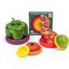 Food Huggers Set di 5 riutilizzabile dell'alimento del silicone Risparmiatori prodotto brevettato Set di 5 - esclusivo mini banane Hugger. Autumn Harvest