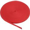 PATIKIL Nastri in Sbieco di Cotone 1cm 45m Nastro Cotone Twill Nastro Rilegatura Fettuccia Spina Pesce per Cucito Regalo Avvolgimento Artigianato Fai Da Te Brillante Rosso