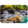 A.Monamour Tappetino per Il Bagno Antiscivolo Assorbente Morbido Thailandia Kanchanaburi Cascata Lago Blu Natura Alberi Forestali Lavabile Tappeto Tappetini Doccia Passatoia da Cucina Zerbino 40x60cm