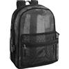 Trail maker Backpacks in rete trasparente per bambini scolastici, spiaggia, viaggio - mesh vedere attraverso backpack con cinghie padded, Nero, L, Viaggiare