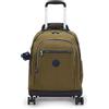 Kipling NEW ZEA Zaino grande con ruote, Treasure Green (Green)
