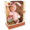 Grandi Giochi - ANNE GEDDES Coniglietto rosa 23 cm - ANN01000