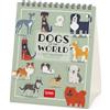 Legami - Calendario da Tavolo 2027, Dogs, 12 Mesi, 12 x 14.5 cm