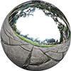 XLWLLNJ Sfera Specchio Acciaio Inox Sfera Giardino Decorazione Ornamentale Palla Riflesso Brillante E Materiale Resistente Adatta per Shopping Mall Arredament, 12cm