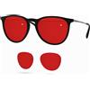 lenti di ricambio per ray ban 4171 erika 54 mm arancione