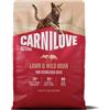 CARNILOVE Active Cat Lamb and Wild Boar Sterilised 2 kg agnello e cinghiale, per gatti sterilizzati