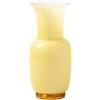 Vaso Venini Opalino H36 cm - Colore Burro in Vetro di Murano