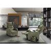 Vitarelax Poltrona relax DUCALE rivestita in tessuto - Con 2 motori