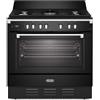 De Longhi Cucina a libera installazione BS 965 MNN a 5 fuochi e forno elettrico ventilato finitura nero da 90 cm