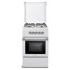 De Longhi Cucina a libera installazione DL554GW2 a 4 fuochi e forno a gas finitura bianco da 50 cm