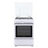 De Longhi Cucina a libera installazione DL664EW a 4 fuochi e forno elettrico finitura bianco da 60 cm