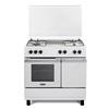 De Longhi Cucina a libera installazione DL964GEWB a 4 fuochi e forno a gas finitura bianco da 90 cm