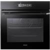 De Longhi Forno pirolitico multifunzione da incasso NKE 19 PYN finitura nero da 56 cm