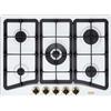 De Longhi Piano cottura a gas BF 57 PRO finitura bianco da 68 cm