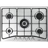 De Longhi Piano cottura a gas DFI 57 ASV in acciaio inox da 68 cm