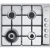 De Longhi Piano cottura a gas DLI 46 ASDV in acciaio inox da 58 cm