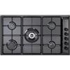 De Longhi Piano cottura a gas FLN 59 DD finitura nero da 86 cm