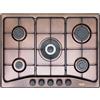 De Longhi Piano cottura a gas FRO 57 ASV finitura ramato da 68 cm