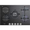 De Longhi Piano cottura a gas NSL 575 NC in vetroceramica nero da 75 cm