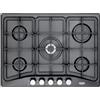 De Longhi Piano cottura a gas PFA 57 GH finitura antracite da 68 cm