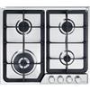 De Longhi Piano cottura a gas PFI 46 GH in acciaio inox da 58 cm