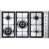 De Longhi Piano cottura a gas PLI 59D GHD in acciaio inox da 86 cm