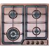 De Longhi Piano cottura a gas ROF 46 PRO finitura ramato da 58 cm