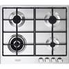 De Longhi Piano cottura a gas SLF 460 LX in acciaio inox da 60 cm