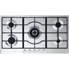De Longhi Piano cottura a gas SLF 590 LX in acciaio inox da 90 cm