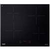 De Longhi Piano cottura a induzione PIN 62 in vetroceramica nero da 60 cm